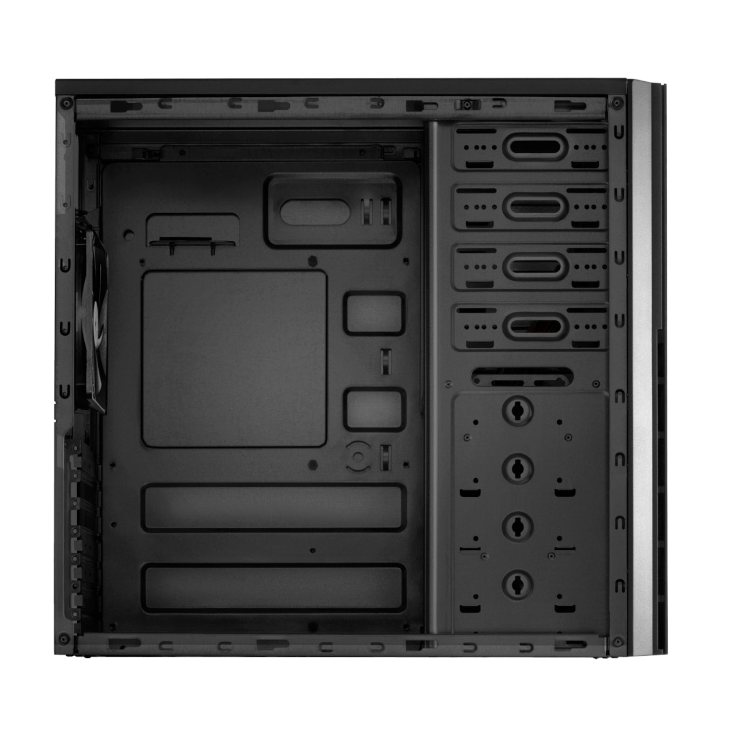 Antec VSK4000B ATX - Micro-ATX - ITX Mini -Tower Chassis - Black - alternate product view 3