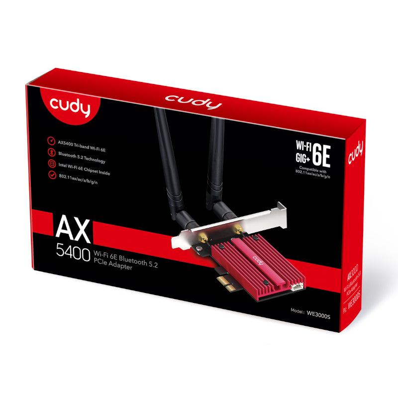 Cudy AX5400 WiFi 6E PCI Express Adapter - alternate product view 2