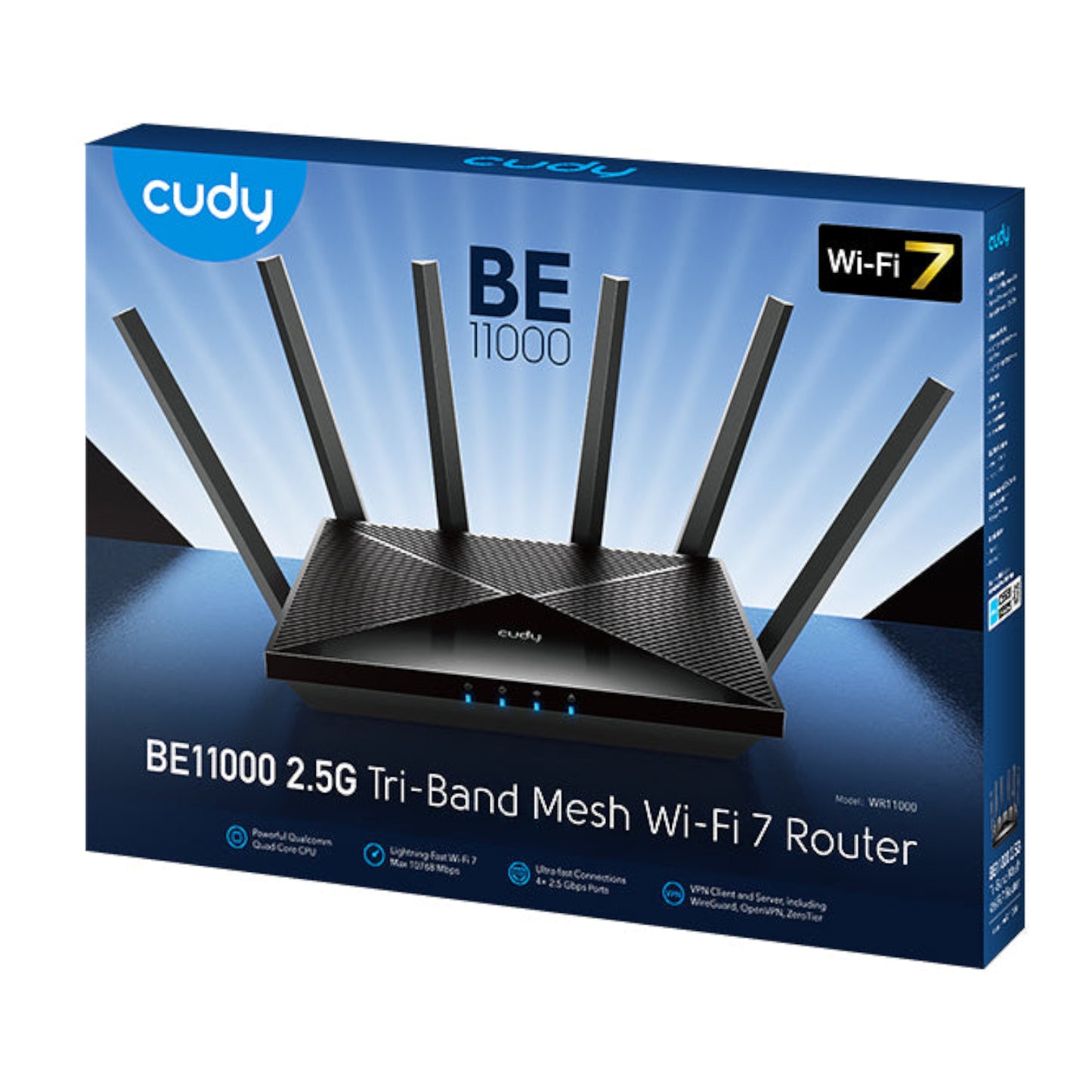 Cudy BE11000 Wi-Fi7 Gigabit Mesh Router - alternate product view 5