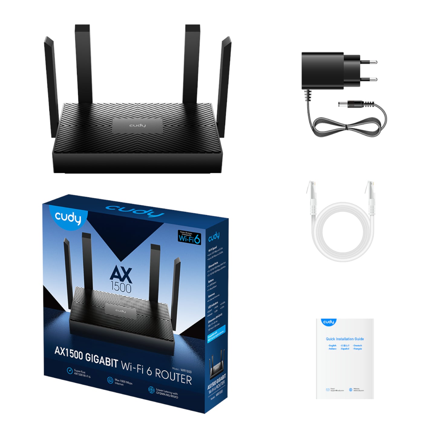 Cudy AX1500 Wi-Fi Router - alternate product view 5