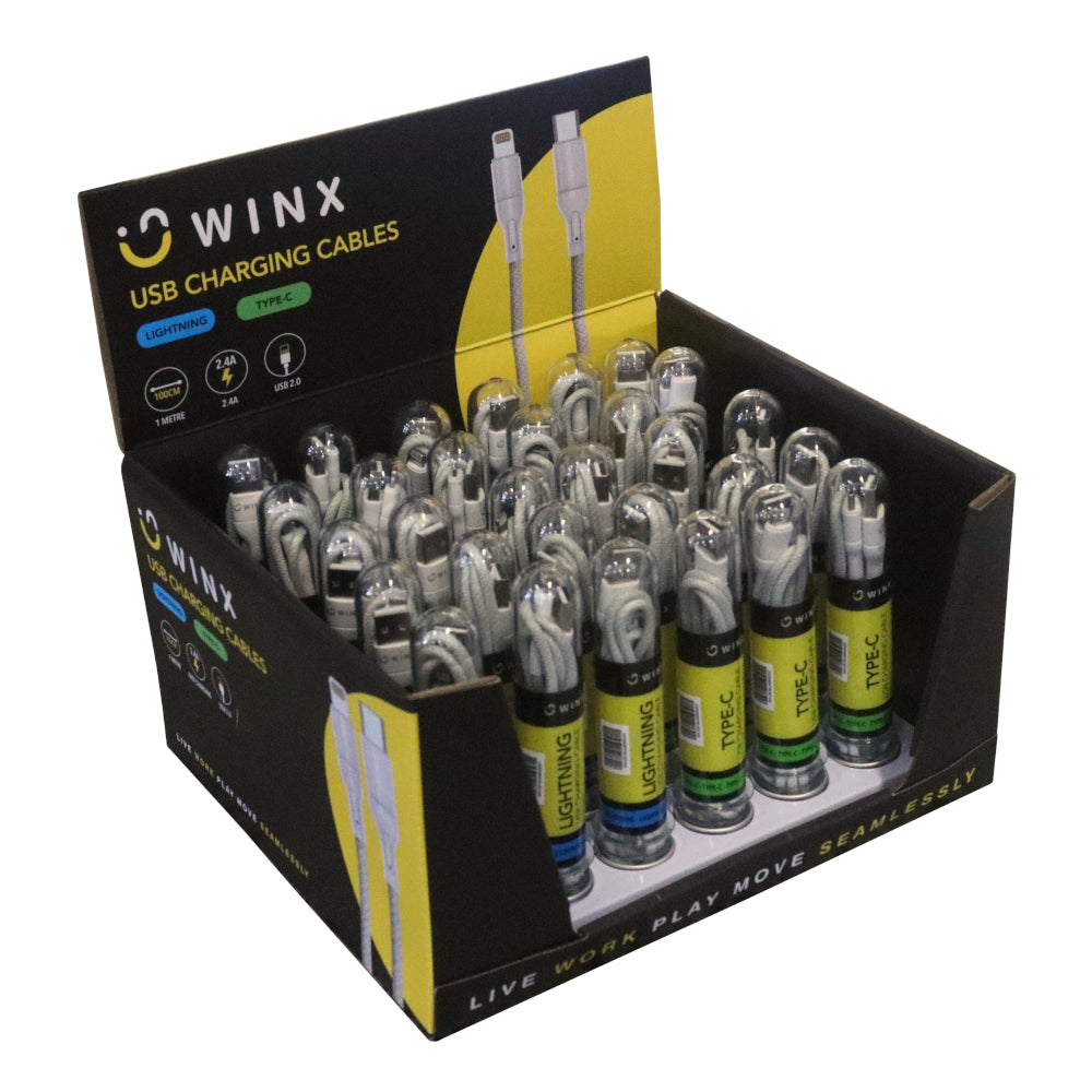 WINX USB to Type-C / Lightning Charging Cables