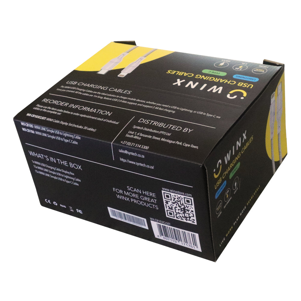 WINX USB to Type-C / Lightning Charging Cables - alternate product view 5