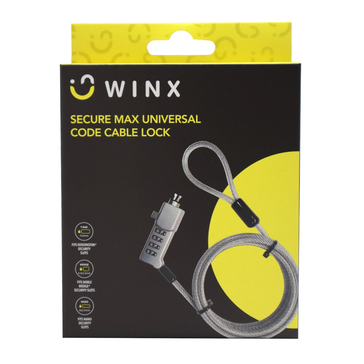WINX Secure Max Universal Code Cable Lock - alternate product view 6