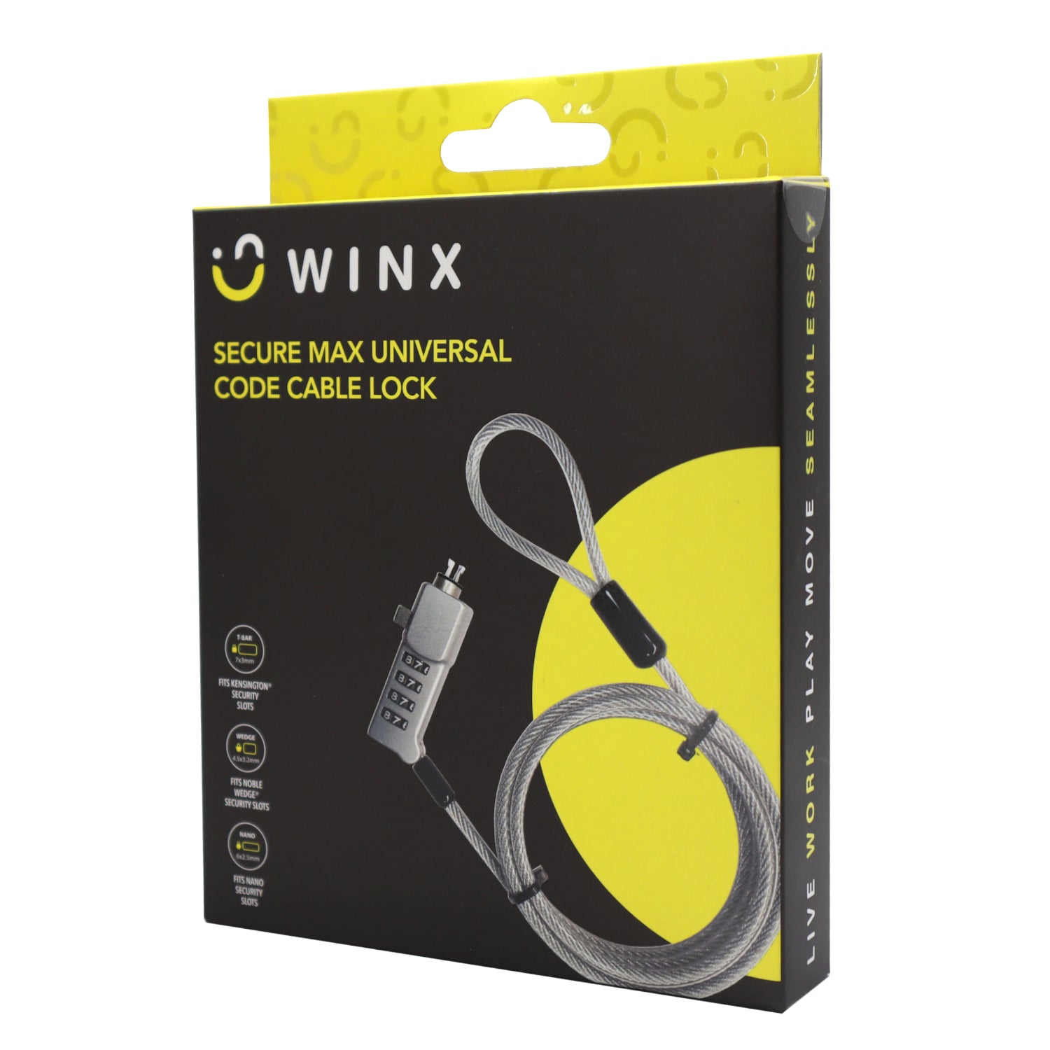 WINX Secure Max Universal Code Cable Lock - alternate product view 7