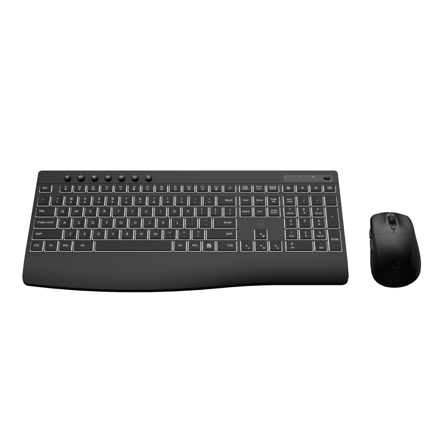 WINX DO Business Backlit Wireless Keyboard and Mouse Combo - alternate product view 2
