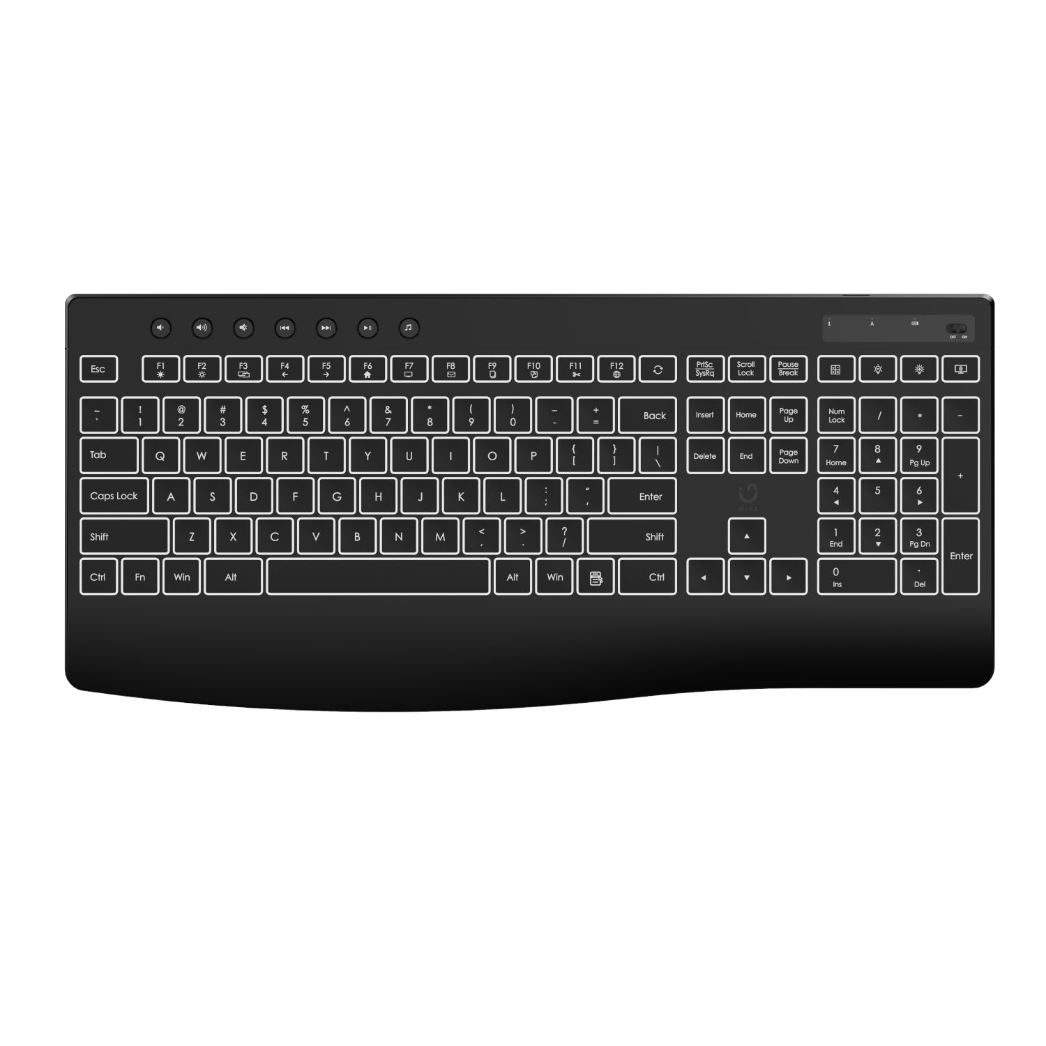 WINX DO Business Backlit Wired Keyboard and Mouse Combo - alternate product view 3
