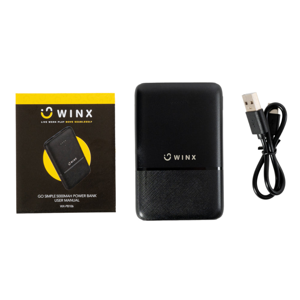 WINX GO Simple 5000mAh Power Bank - alternate product view 6