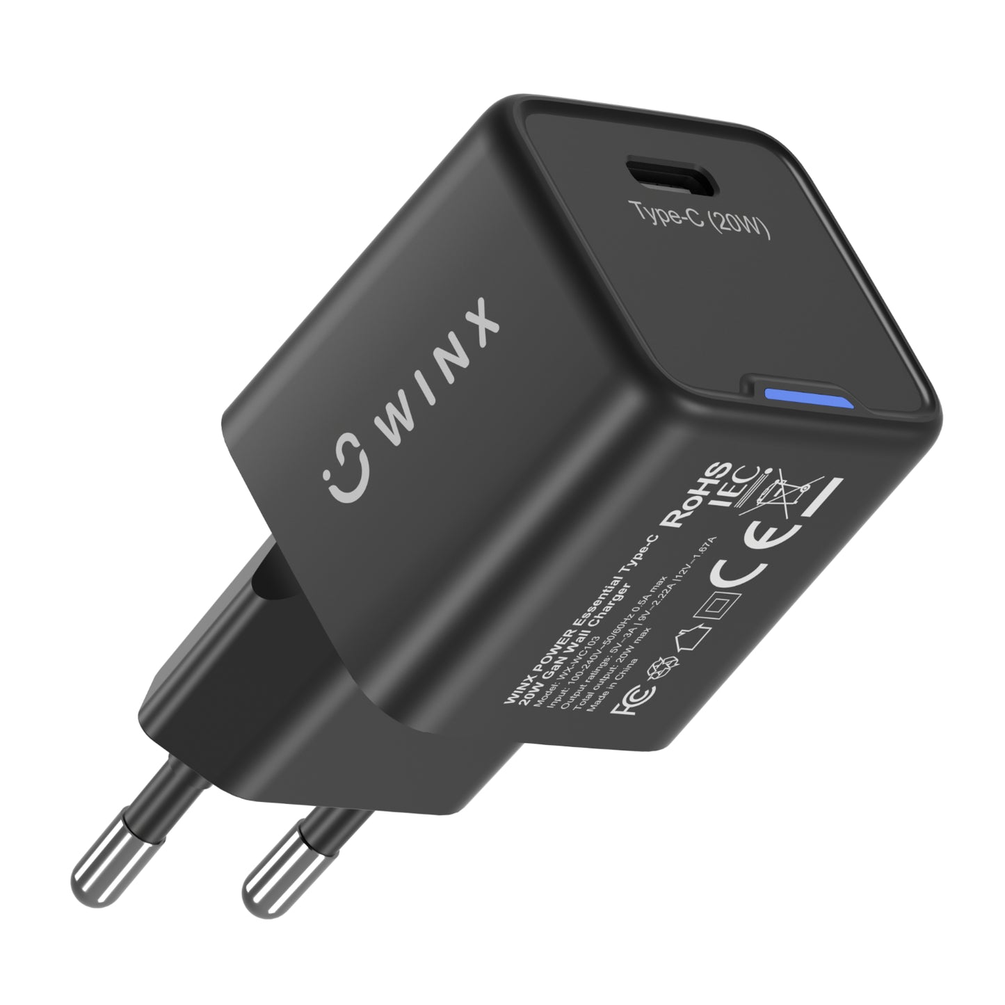 WINX POWER Essential Type-C 20W GaN Wall Charger - alternate product view 5
