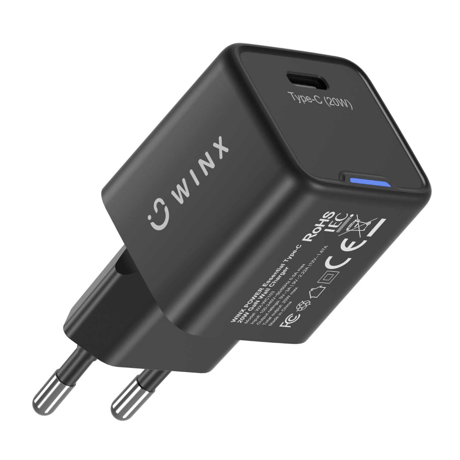 WINX POWER Essential Type-C 20W GaN Wall Charger - alternate product view 5