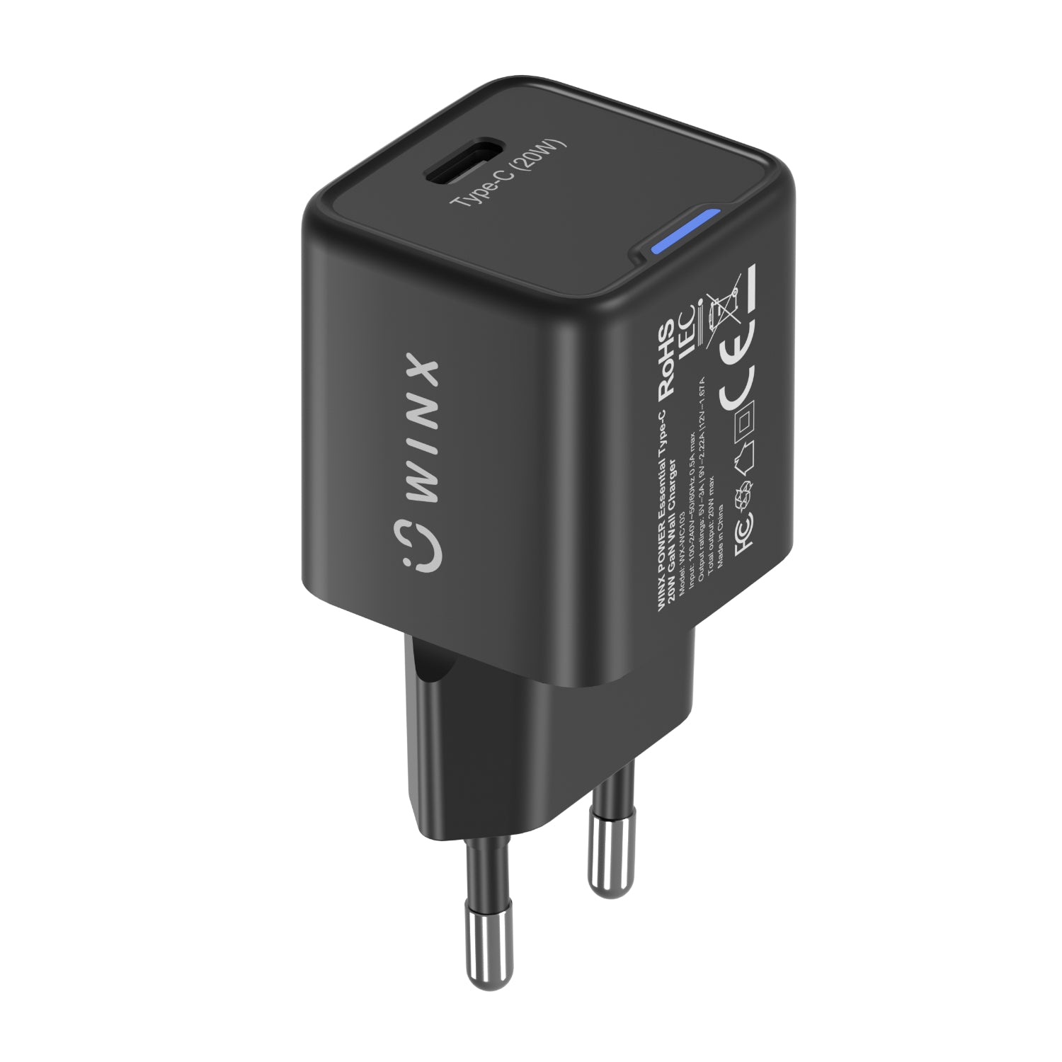 WINX POWER Essential Type-C 20W GaN Wall Charger - alternate product view 6