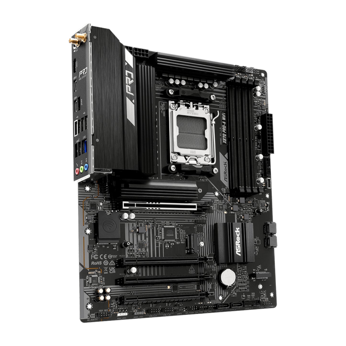 ASRock X870 A-Pro WiFi AMD AM5 ATX Gaming Motherboard - alternate product view 3