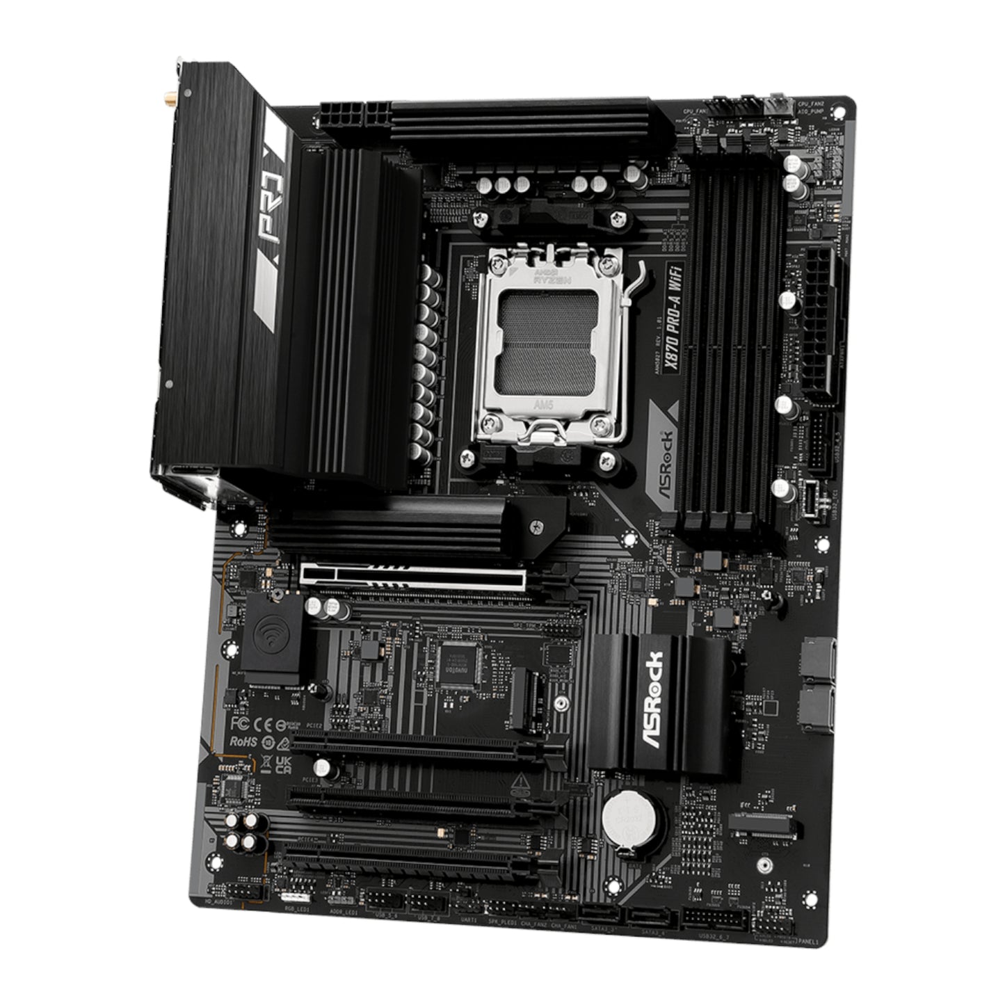 ASRock X870 A-Pro WiFi AMD AM5 ATX Gaming Motherboard - alternate product view 4