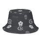 Kriminal "Grey Monogram" Reversible Bucket Hat – product view 3