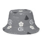 Kriminal "Grey Monogram" Reversible Bucket Hat – product view 2
