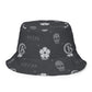 Kriminal "Grey Monogram" Reversible Bucket Hat – product view 8