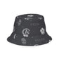 Kriminal "Grey Monogram" Reversible Bucket Hat – product view 5