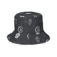 Kriminal "Grey Monogram" Reversible Bucket Hat – product view 6