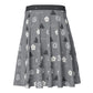 Kriminal "Grey Monogram" Skater Skirt – product view 2
