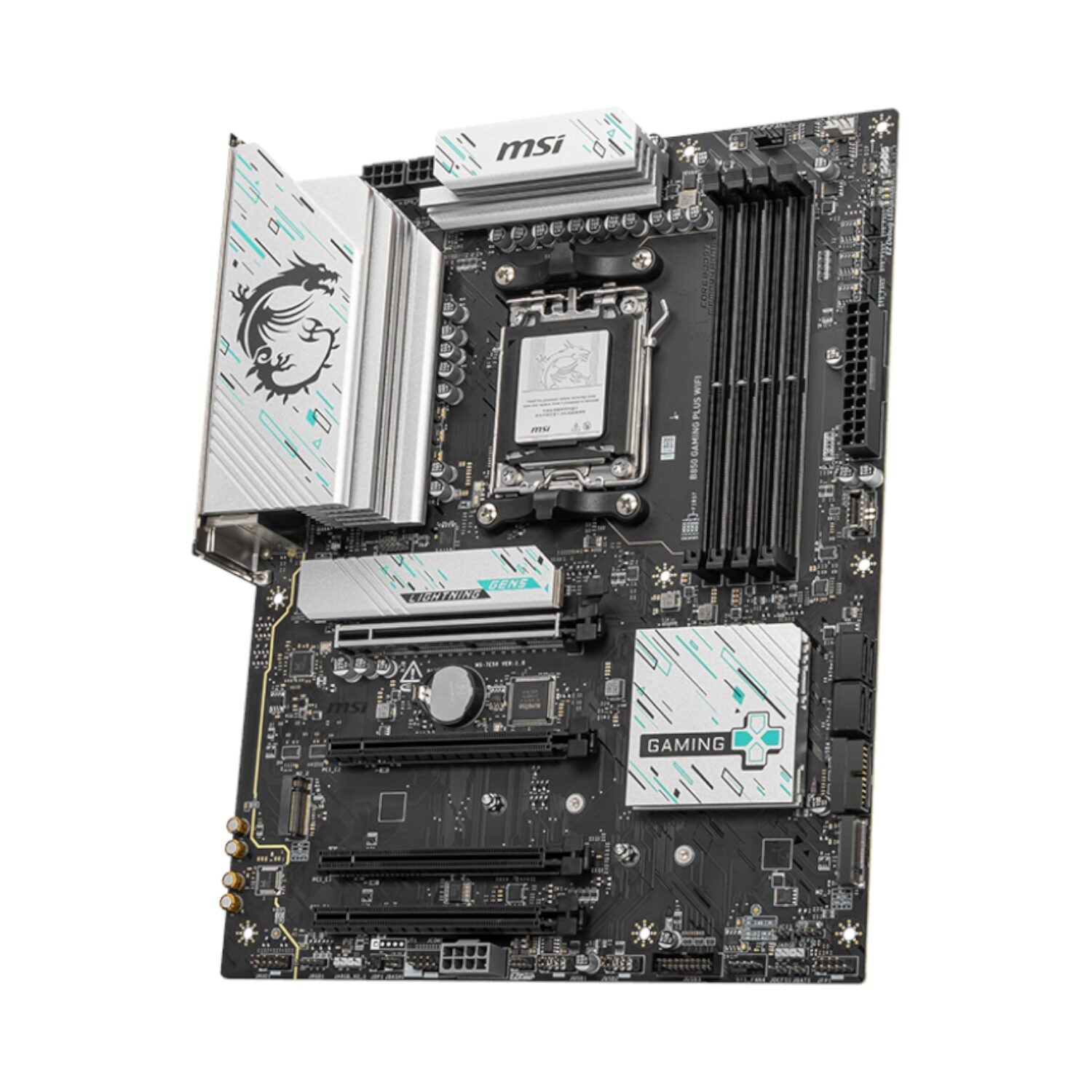 MSI B850 GAMING PLUS WIFI AM5 ATX Gaming Motherboard - alternate product view 3