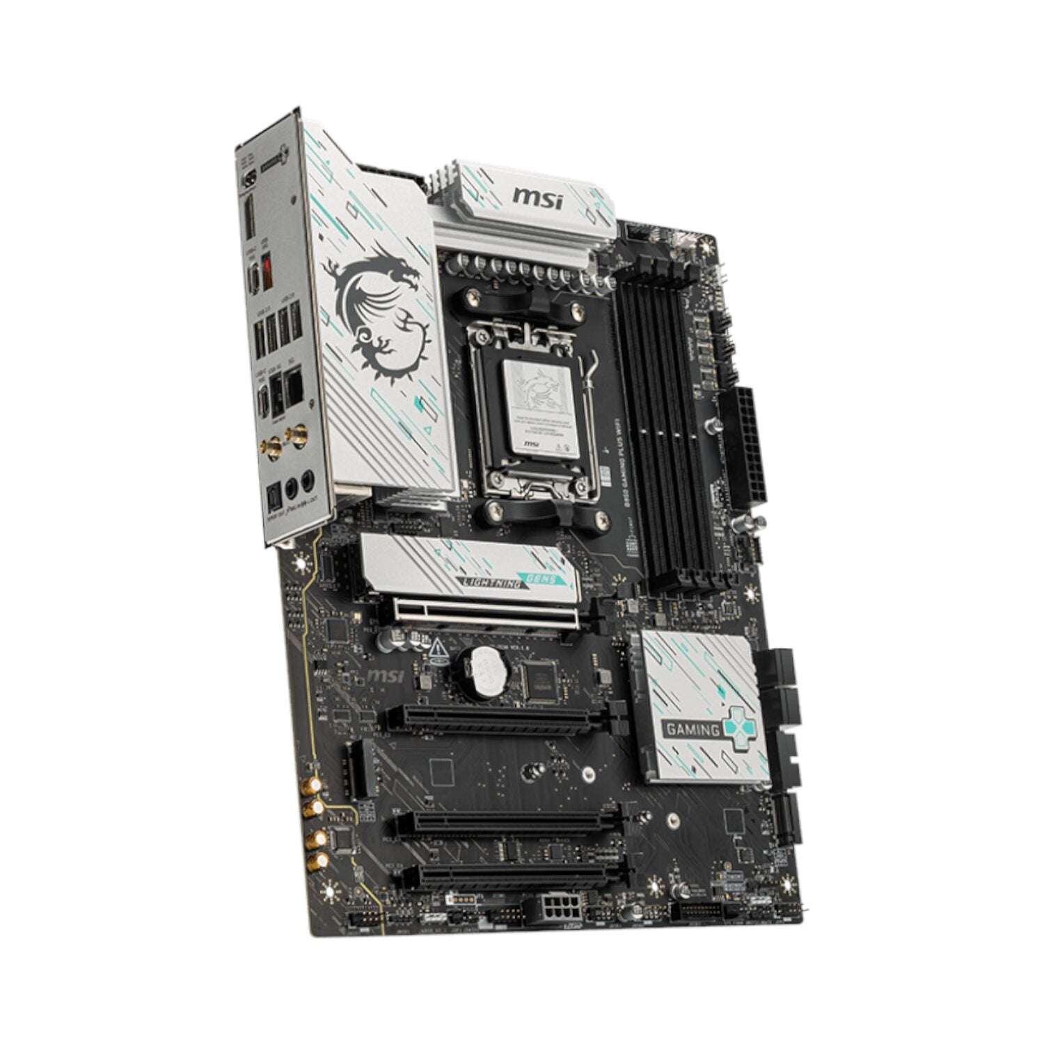 MSI B850 GAMING PLUS WIFI AM5 ATX Gaming Motherboard - alternate product view 4
