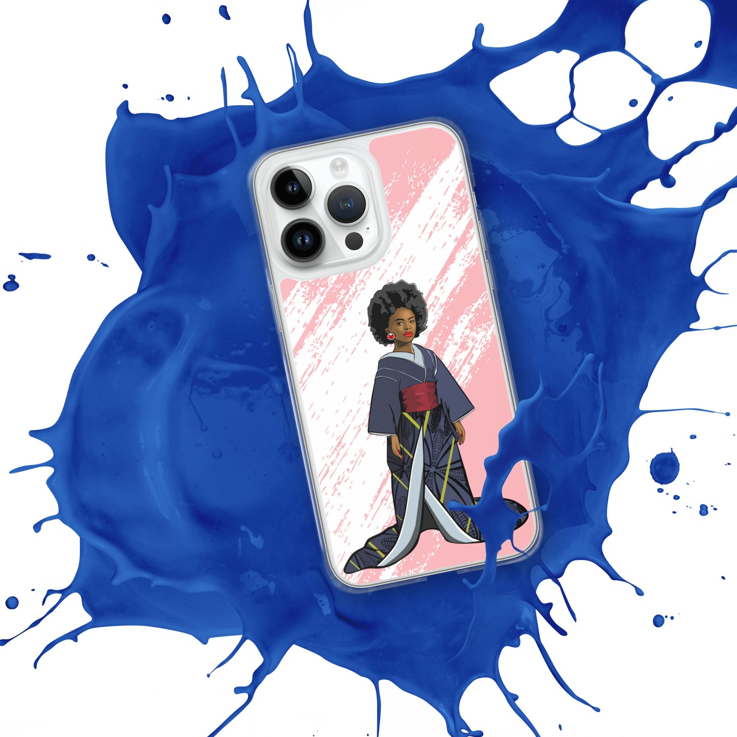 Afro-Geisha Clear Case for iPhone®