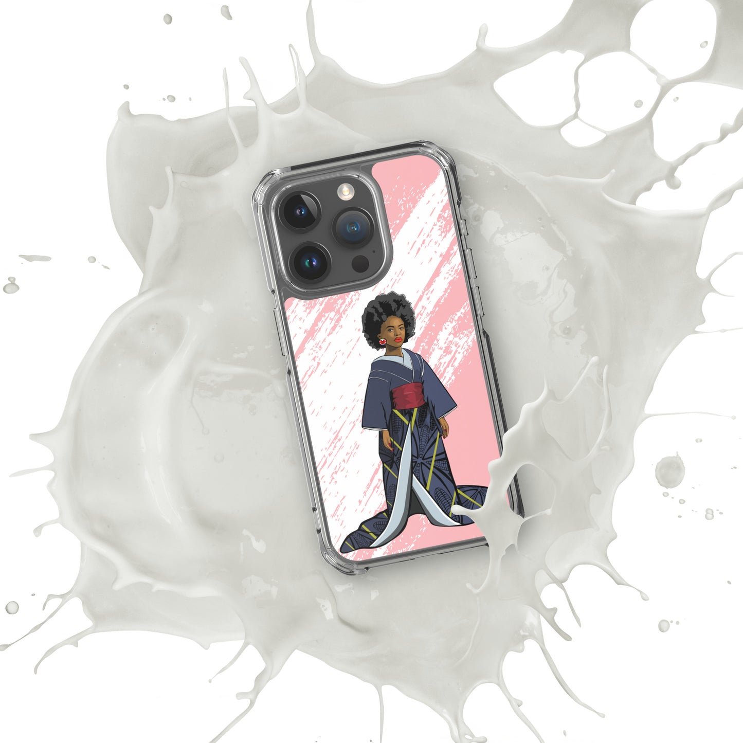 Afro-Geisha Clear Case for iPhone®