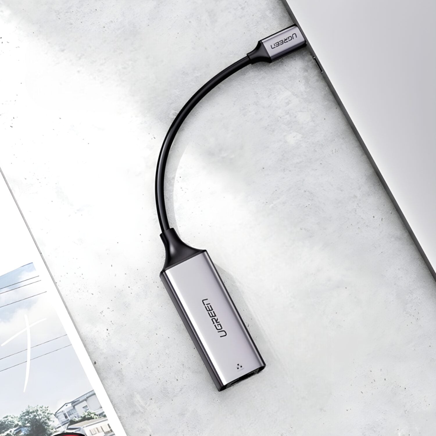 Ugreen CM199-50737 Type-C to Gigabit Ethernet Adapter - Silver - alternate product view 5