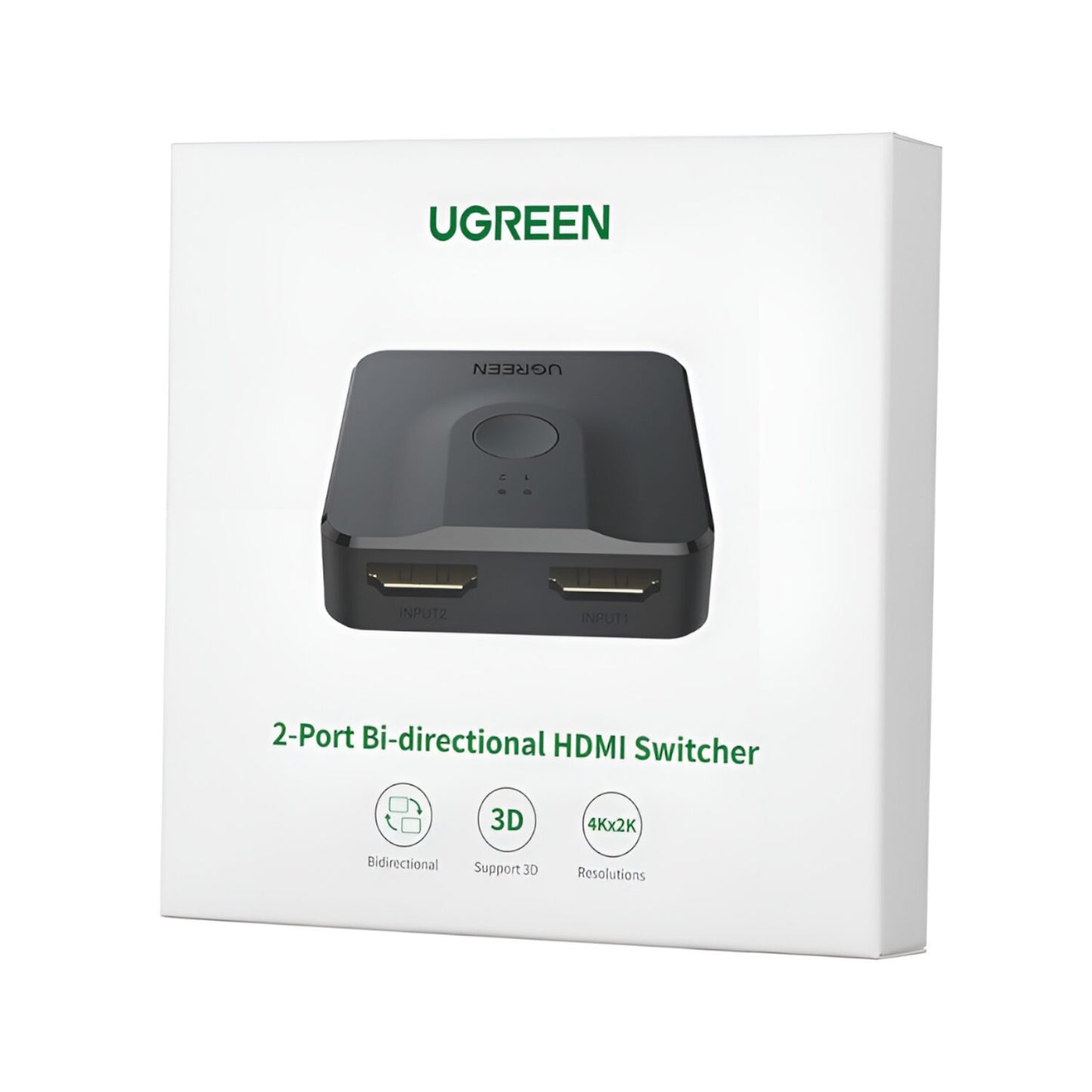 Ugreen CM217-50966 2-in-1 Bi-Directional 4K HDMI Switcher - Black - alternate product view 5