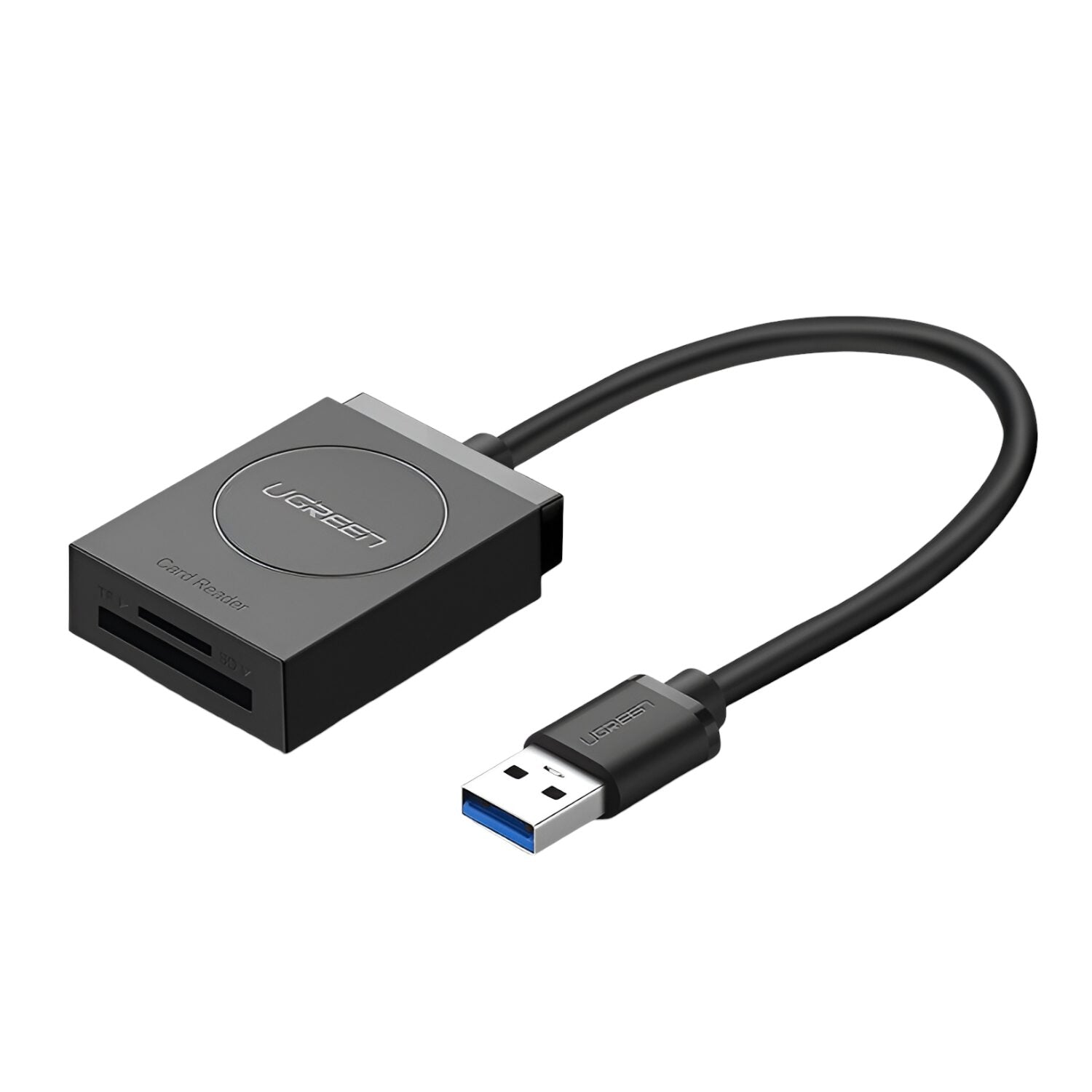 Ugreen USB 3.0 Dual Slot Card Reader for SD/TF Cards – 5Gbps Data Transfer