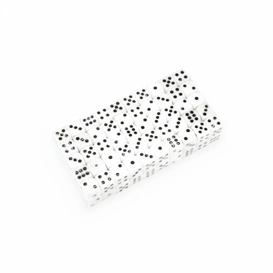 Dice - Black, 16 mm, 100 Dice