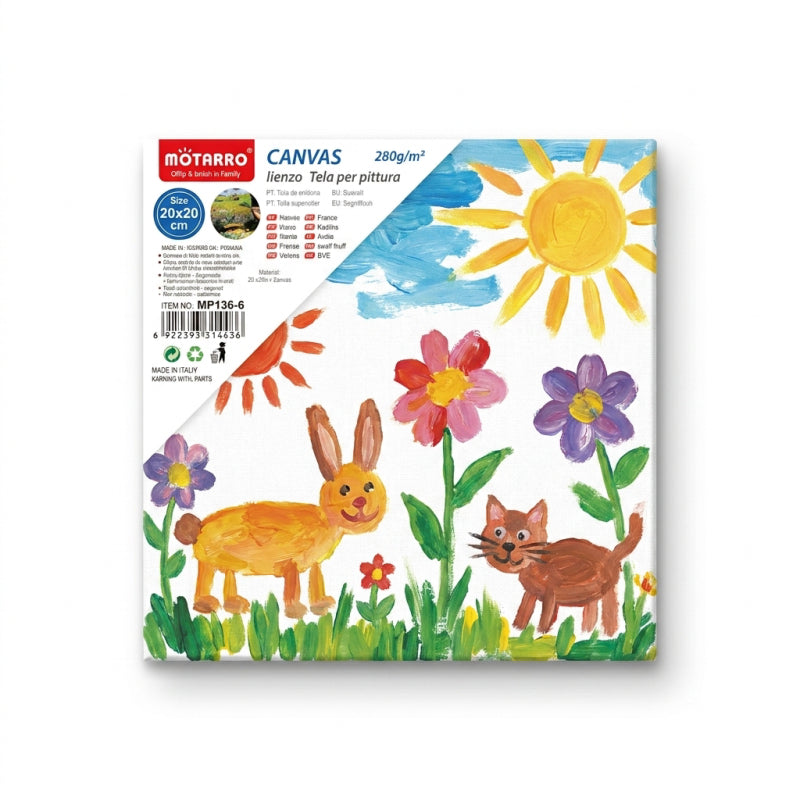 Motarro Canvas Stretch 20x20 cm