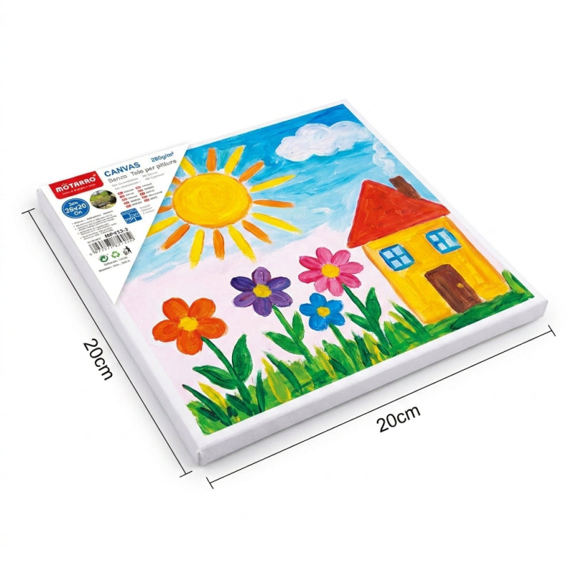 Motarro Canvas Panel 20x20 cm