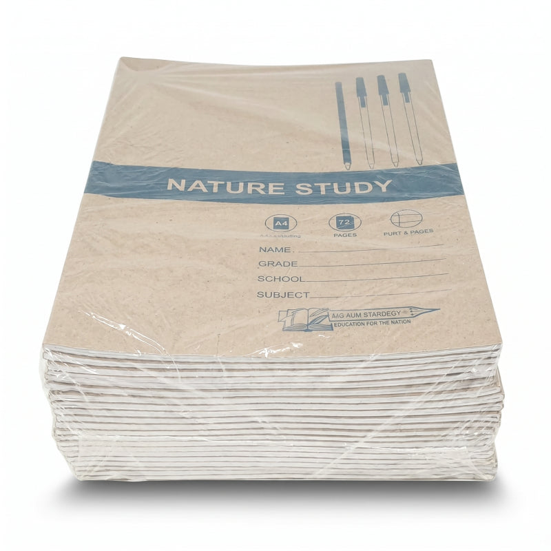 A4 Nature Study Book - Softcover, 72 Pages