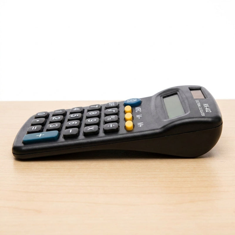 Calculator Mini 8 Digit Battery Powered 1XAA And Solar Powered - Size 104x64 mm - Image 3