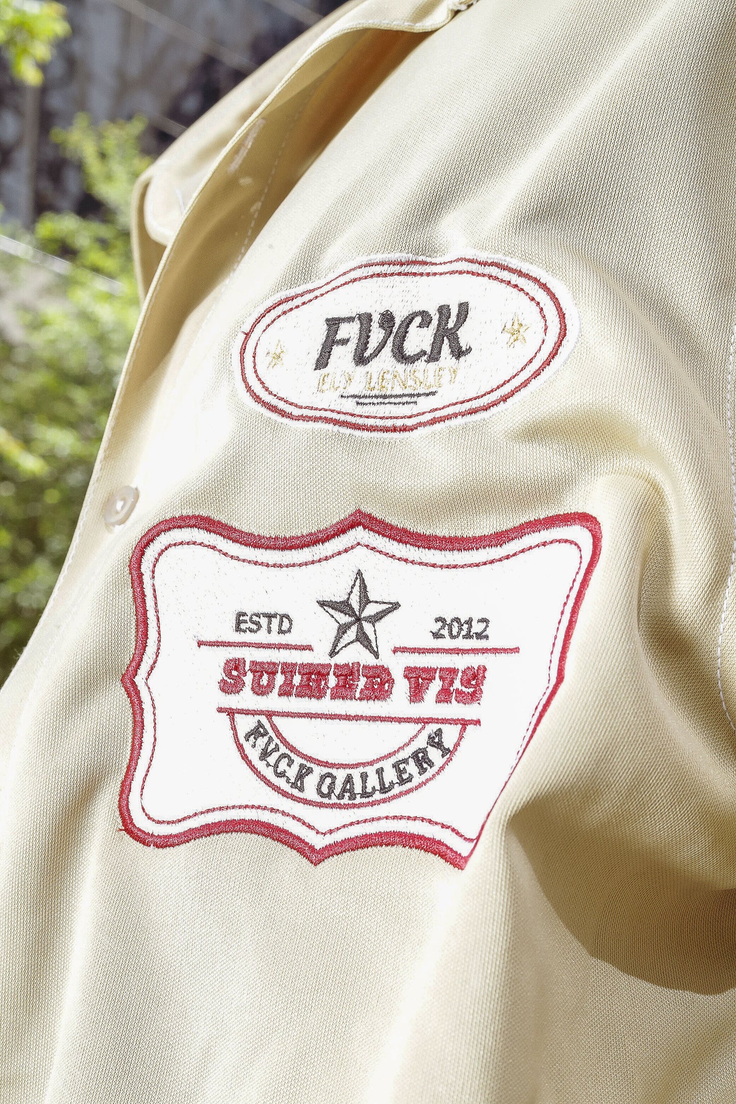 Love is War Khaki Short Sleeve Shirt