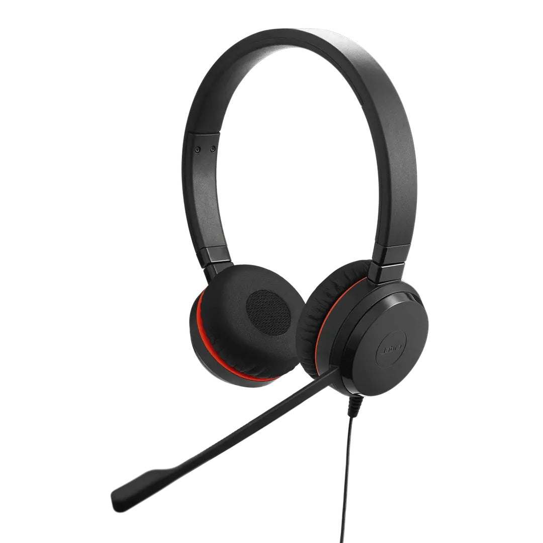 Jabra EVOLVE 20 SE. STEREO MS. USB C/A ADAPTER. LEATHER