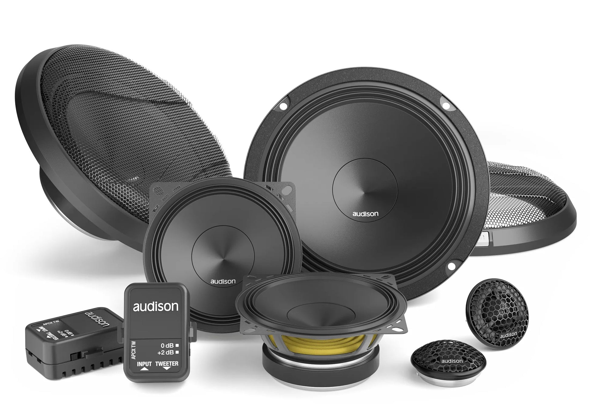 Audison - APK 163 - KIT 3Way AP 1+AP 6.5+AP 4+XOVER+Grilles
