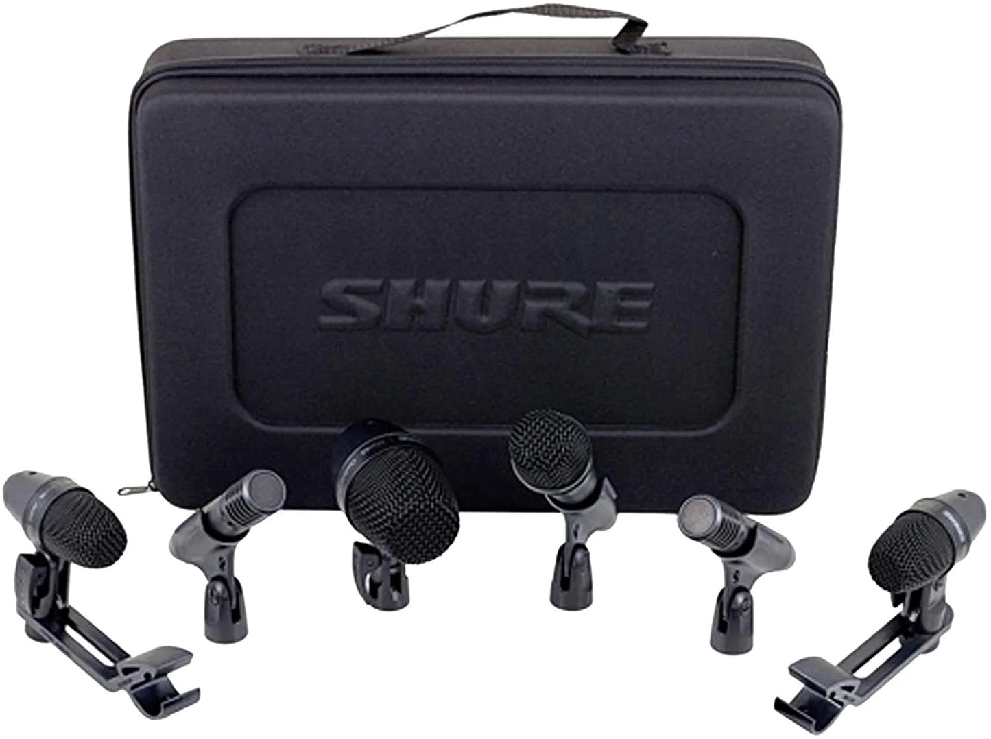 Shure 6PC DRUM MIC KIT - PGA52.57.56(X2).81(X2) MICS