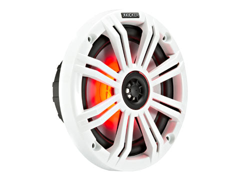 Kicker Marine 45KM654L 6.5inch Coaxial Speakers with light