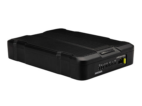 Kicker 51HS12 Hideway Compact powered subwoofer with 12" sub and 230-watt amp