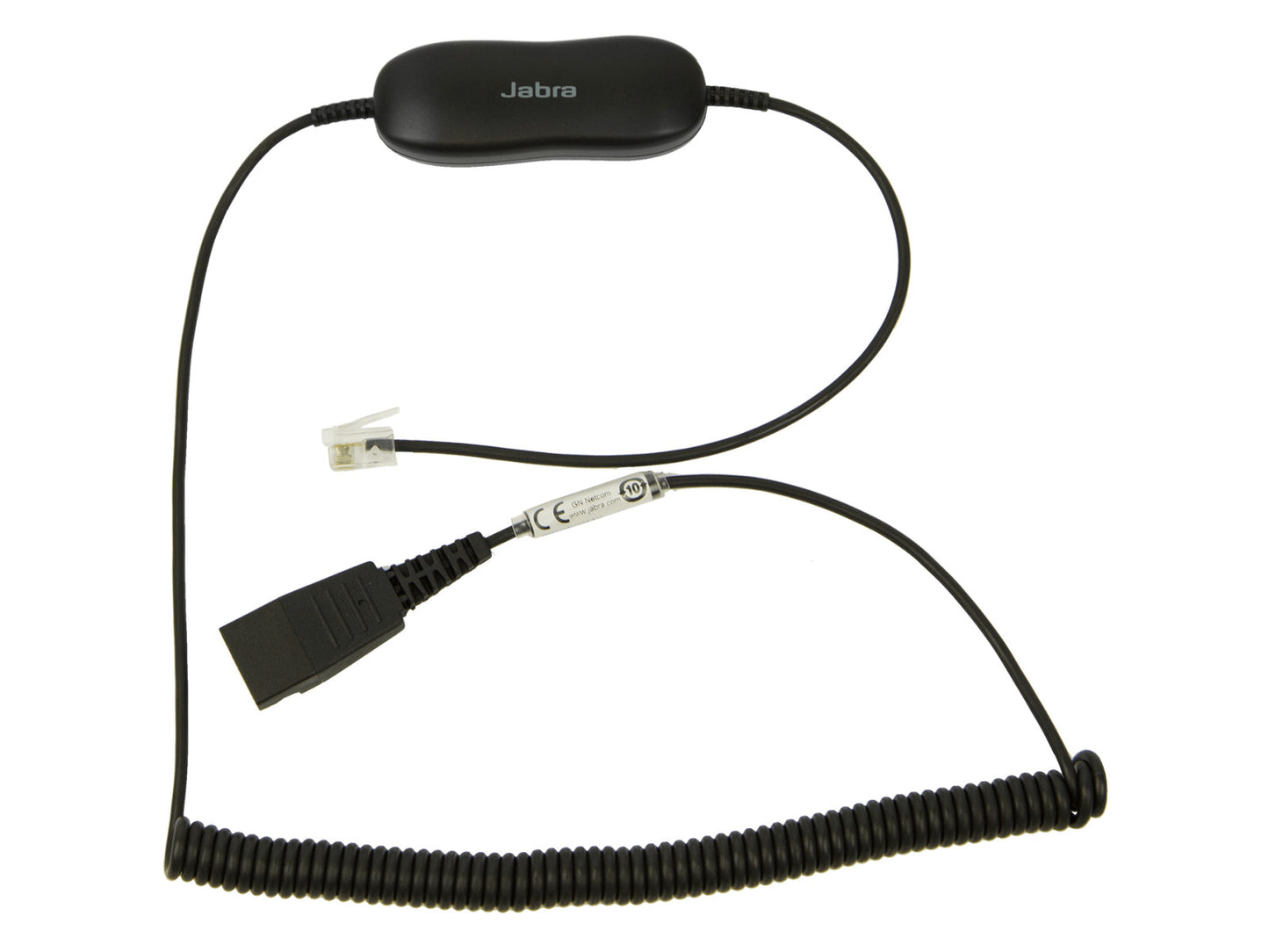 Jabra SMART CORD. QD TO RJ9. COILED. WITH 8-POSITION SWITCH CONFIGURATOR.