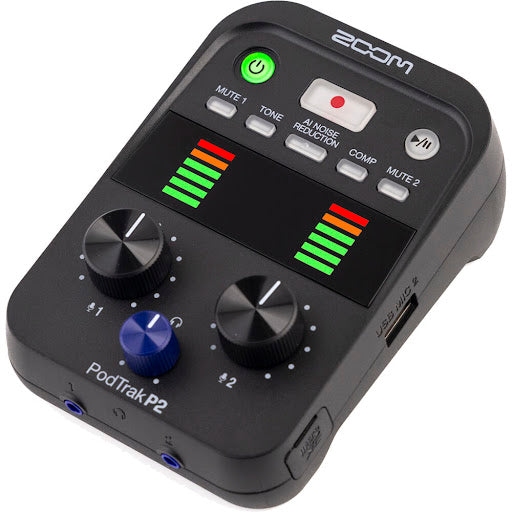 ZOOM PODTRAK 2-TRACK PODCAST RECORDER