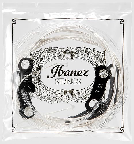 IBANEZ HARD TENSION CLEAR NYLON/ SILVER PLATED WOUND