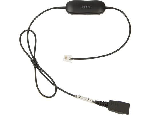 Jabra Smart Cord. QD to RJ9. Straight. with 8-POSITION Switch Configurator