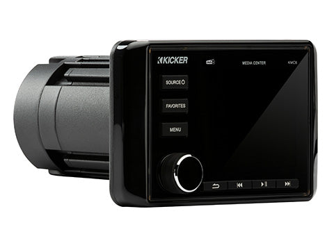 Kicker Marine KMC5 Multimedia Gauge-Style Receiver BT