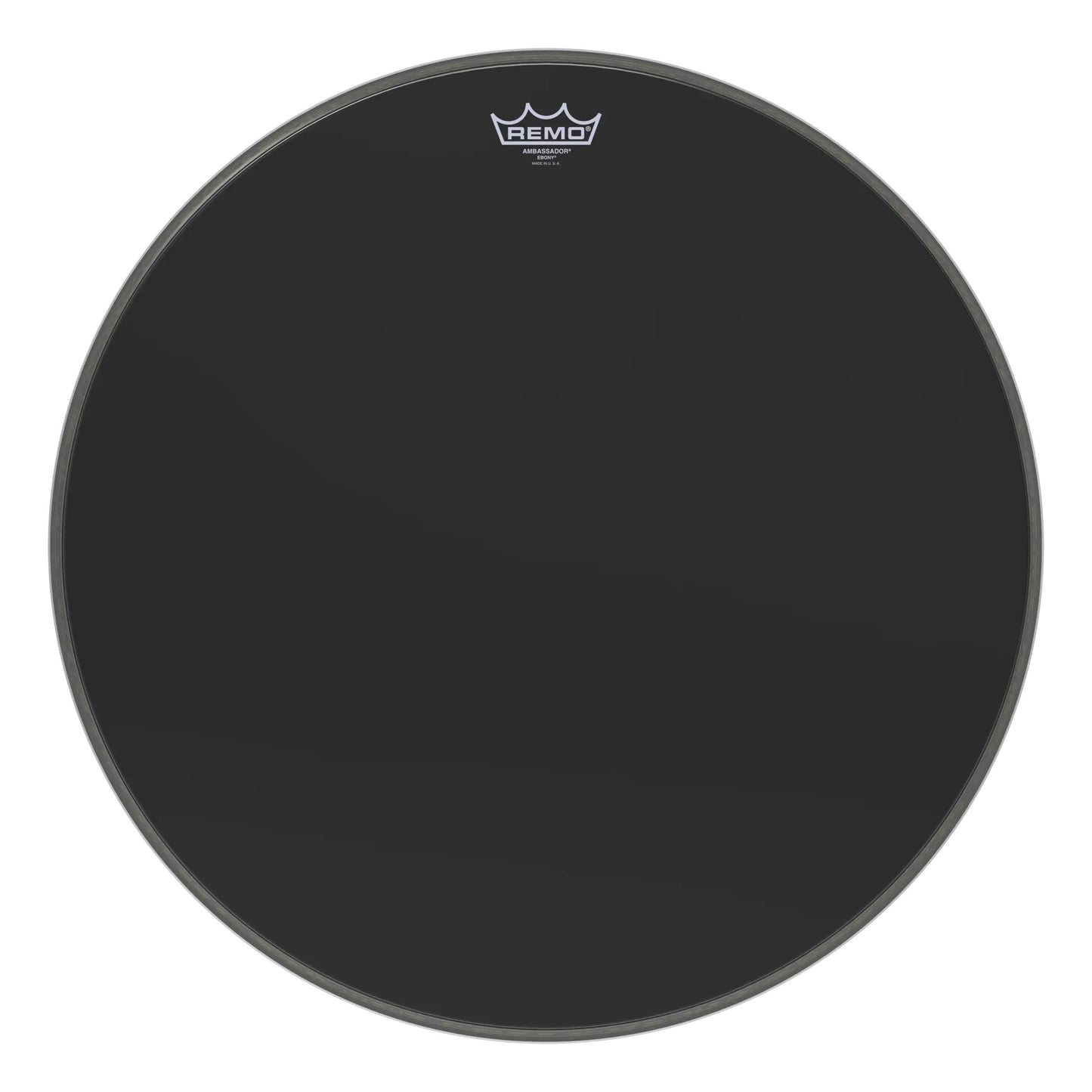 REMO 22IN EBONY AMB HEAD