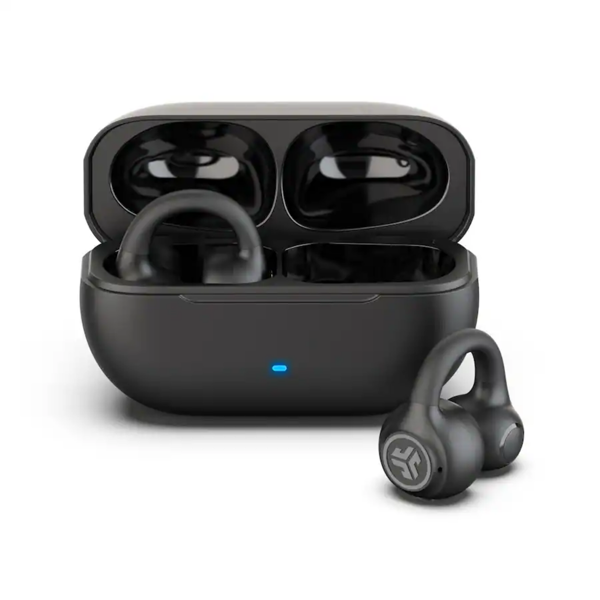 JLab Flex Open-Clip True Wireless Earbuds - Black