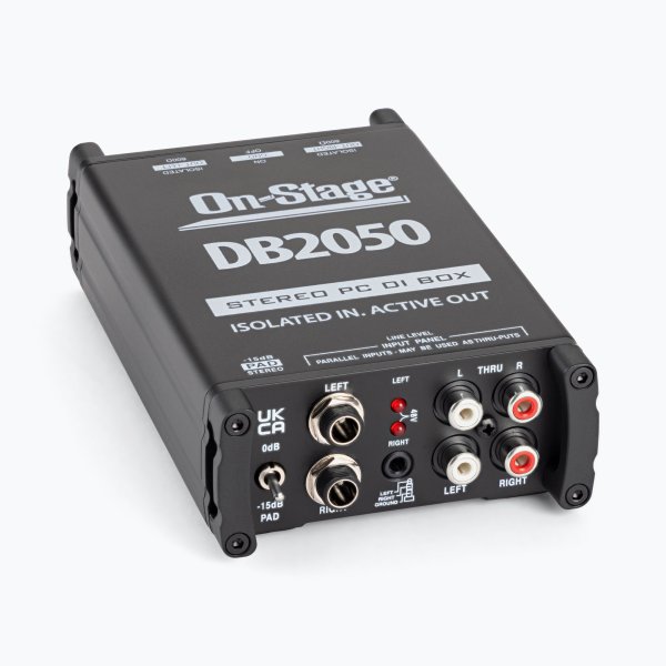 On Stage DB2050 Active Stereo Multimedia DI Box
