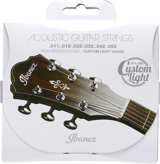 Ibanez IACS62C Custom Light Gauge Bronze Wound