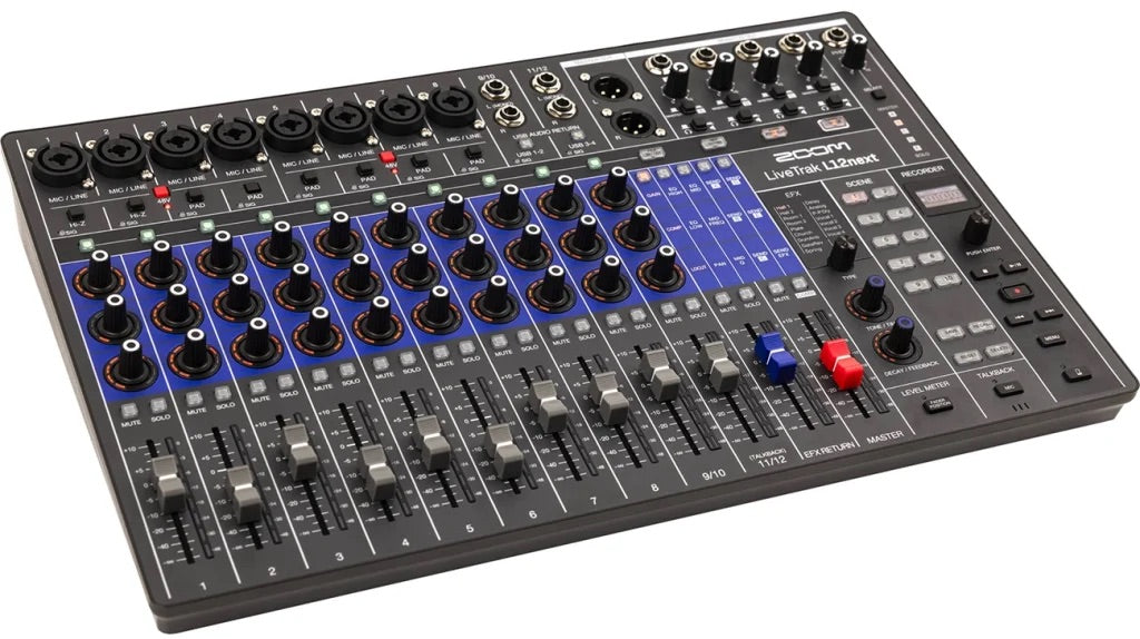 ZOOM 12 CH DIGITAL MIXER 14 TRACK RECORDER